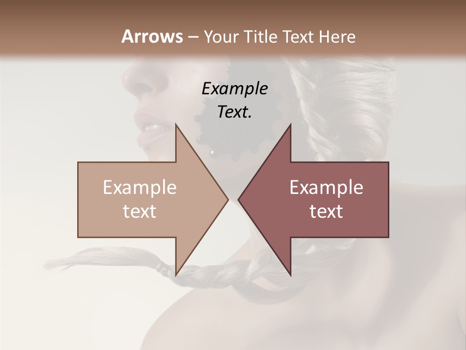 Model Beads Glamour PowerPoint Template