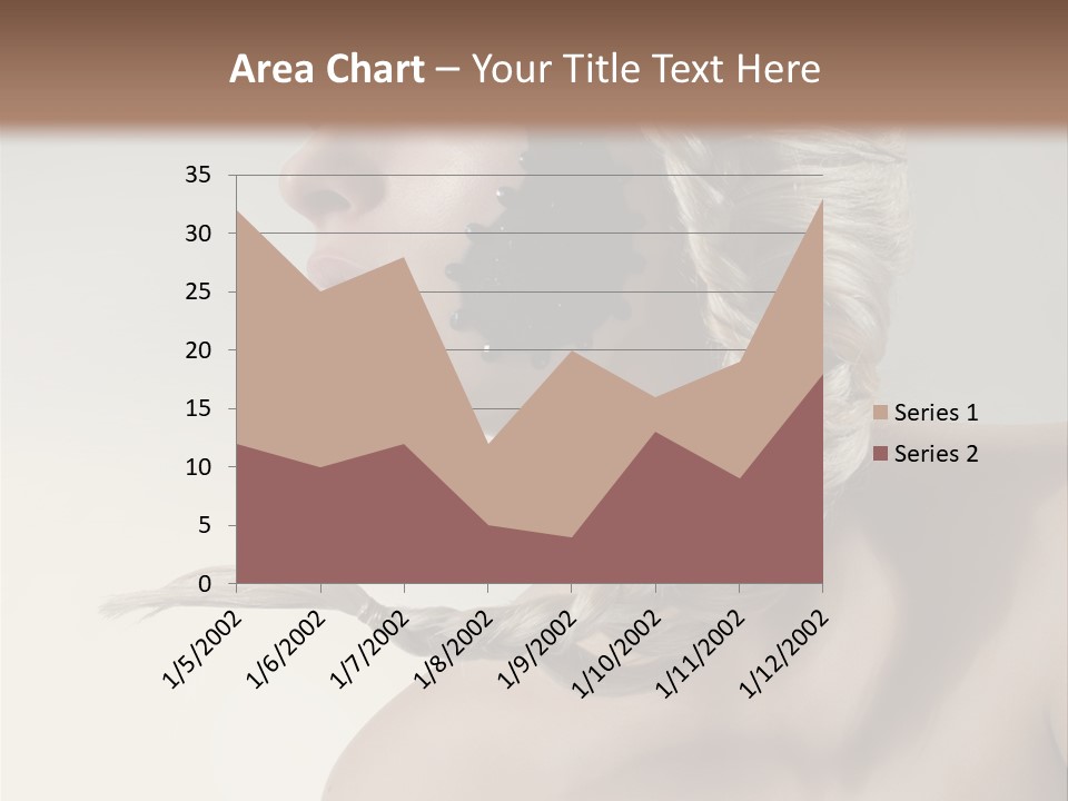 Model Beads Glamour PowerPoint Template