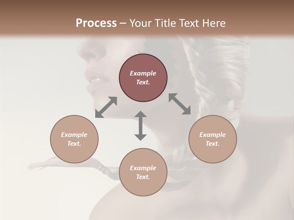 Model Beads Glamour PowerPoint Template