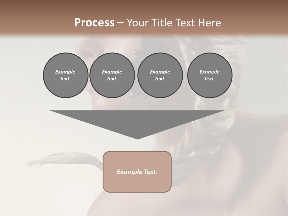 Model Beads Glamour PowerPoint Template