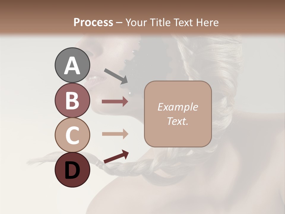 Model Beads Glamour PowerPoint Template