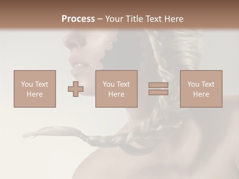 Model Beads Glamour PowerPoint Template