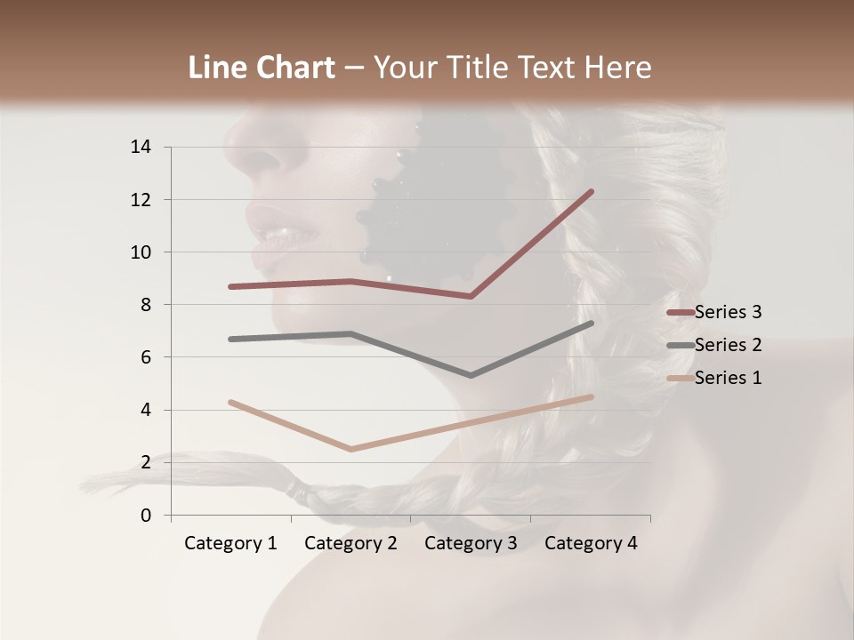 Model Beads Glamour PowerPoint Template