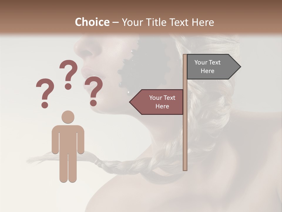 Model Beads Glamour PowerPoint Template