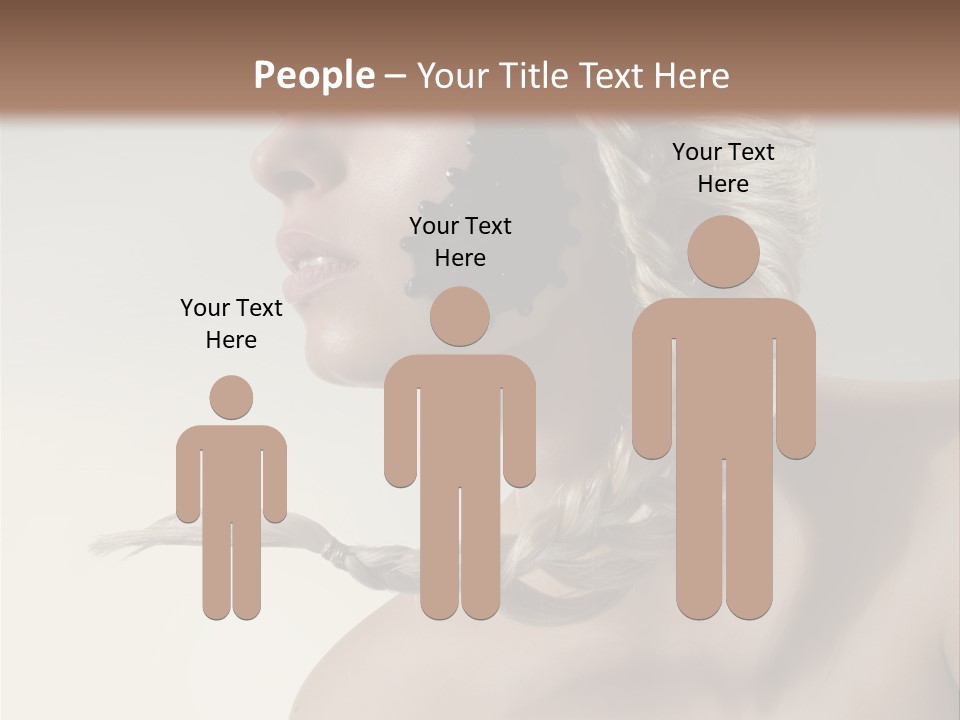 Model Beads Glamour PowerPoint Template