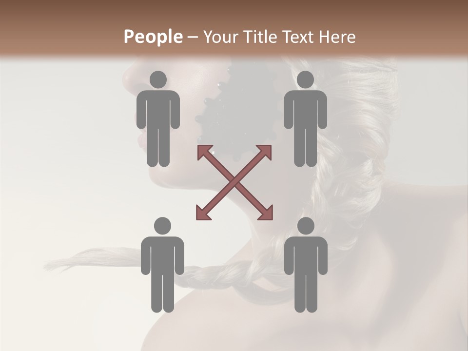 Model Beads Glamour PowerPoint Template