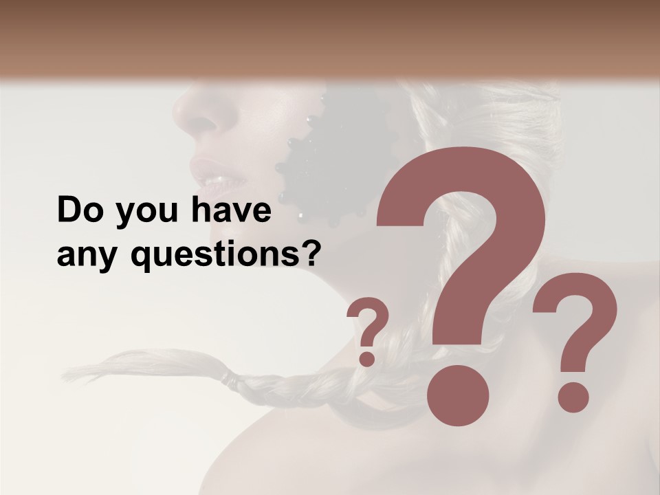 Model Beads Glamour PowerPoint Template