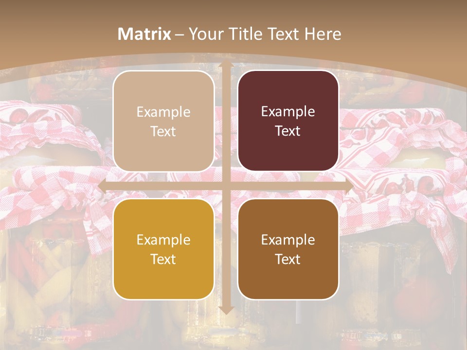 Jar Cooking Spice PowerPoint Template