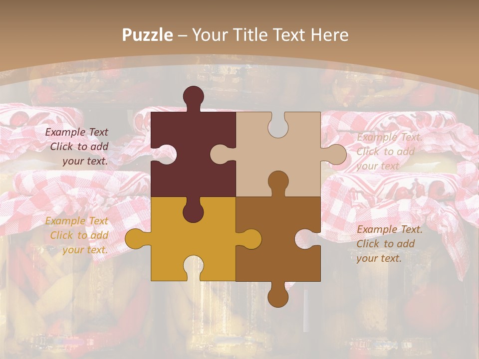 Jar Cooking Spice PowerPoint Template