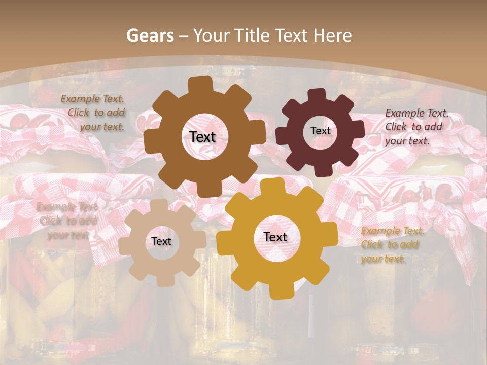 Jar Cooking Spice PowerPoint Template