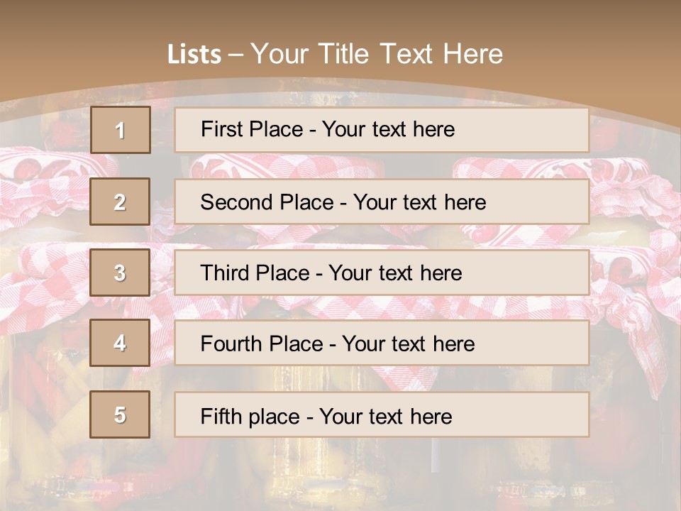 Jar Cooking Spice PowerPoint Template