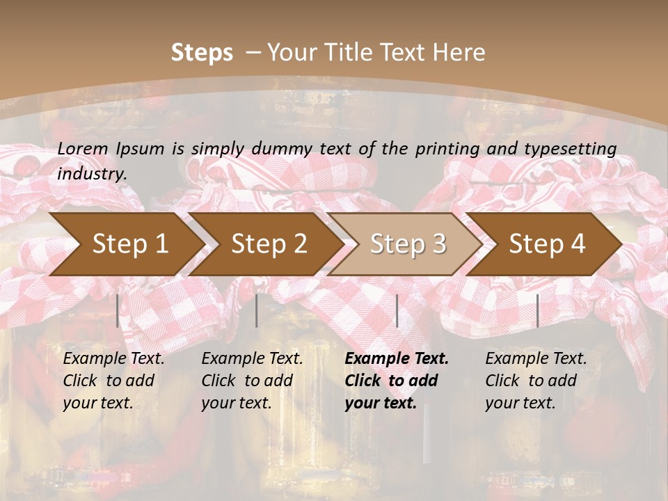 Jar Cooking Spice PowerPoint Template