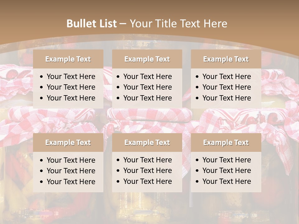 Jar Cooking Spice PowerPoint Template