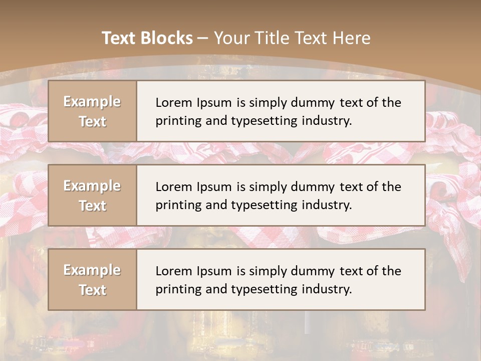 Jar Cooking Spice PowerPoint Template