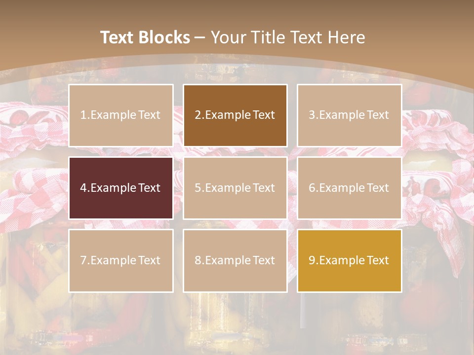 Jar Cooking Spice PowerPoint Template