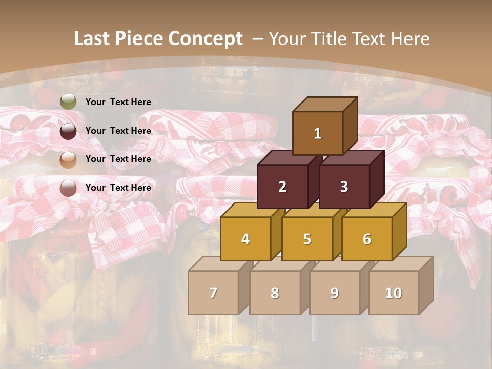 Jar Cooking Spice PowerPoint Template