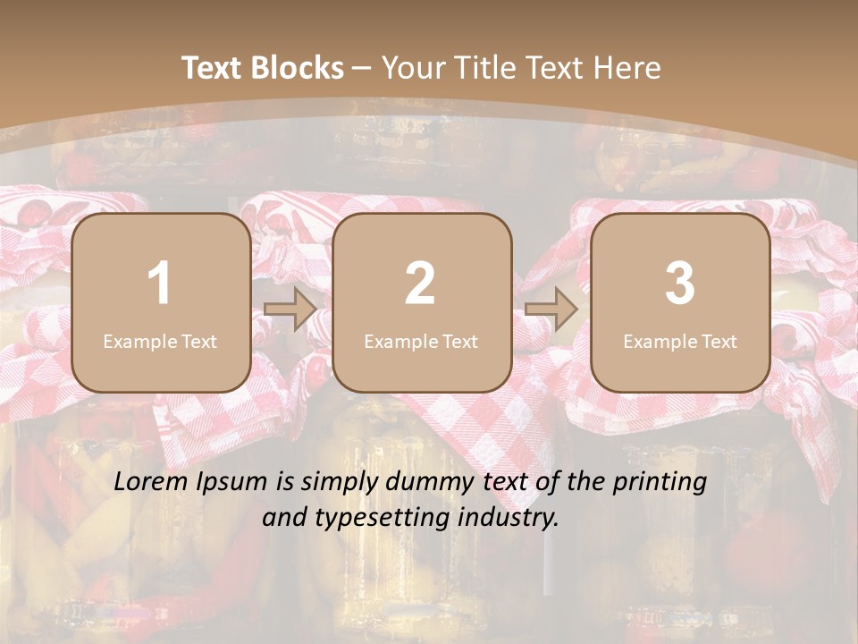 Jar Cooking Spice PowerPoint Template