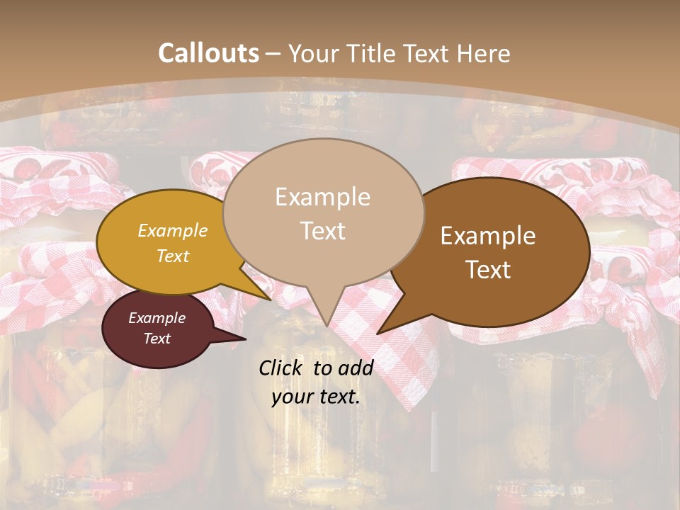 Jar Cooking Spice PowerPoint Template
