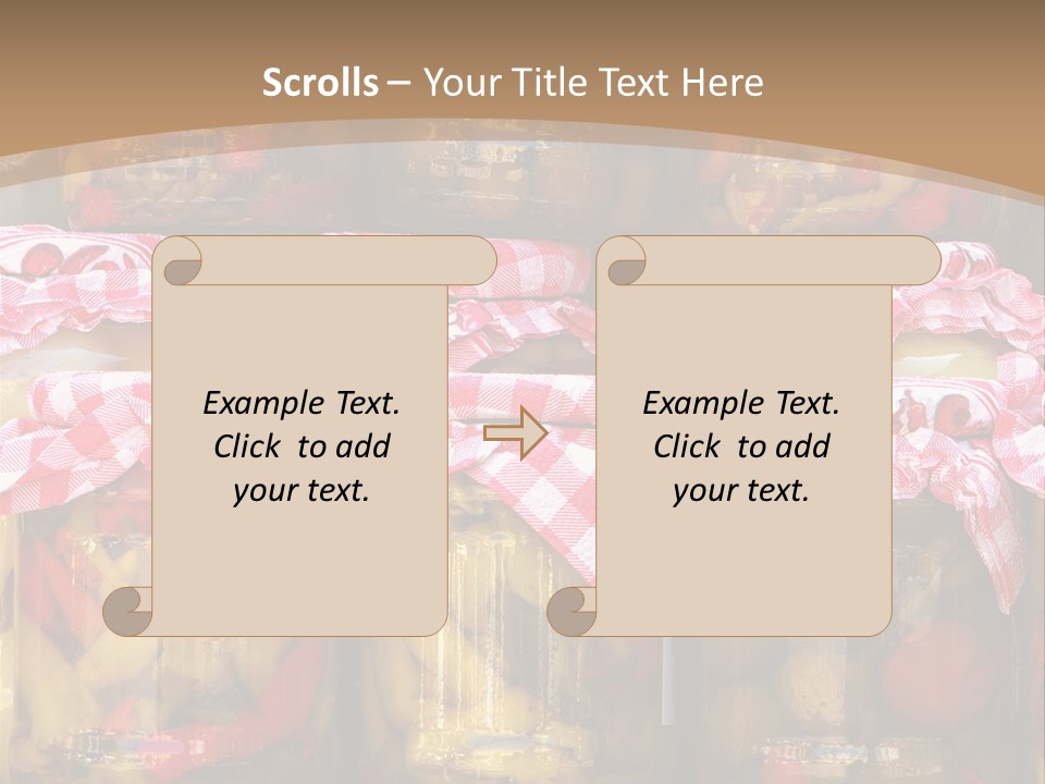 Jar Cooking Spice PowerPoint Template
