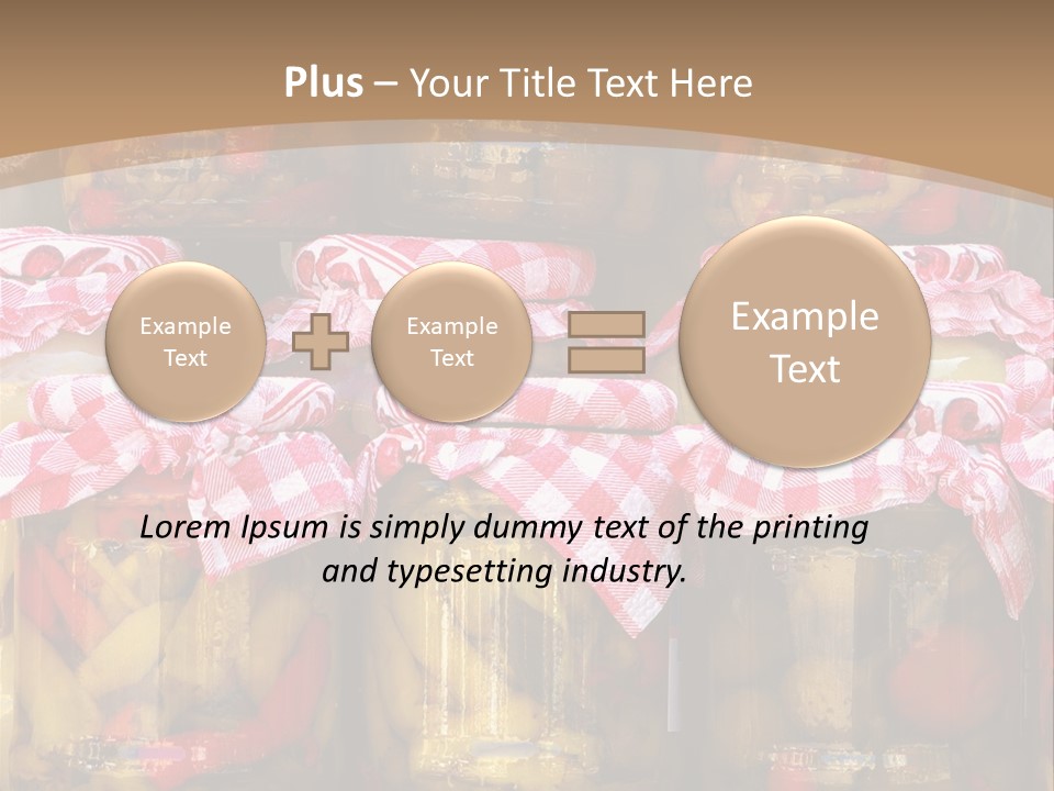 Jar Cooking Spice PowerPoint Template