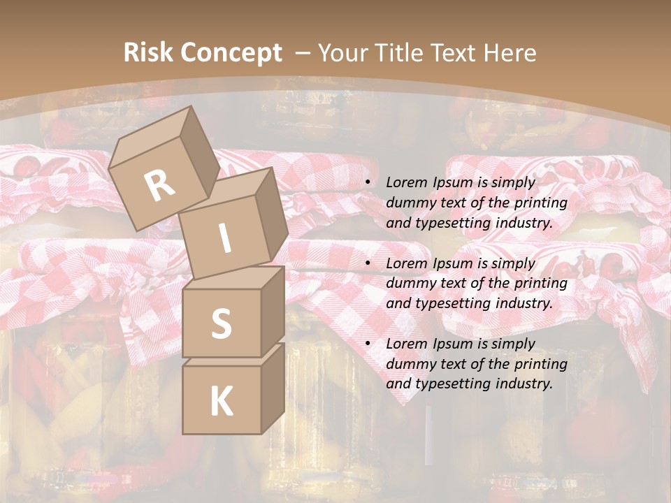 Jar Cooking Spice PowerPoint Template