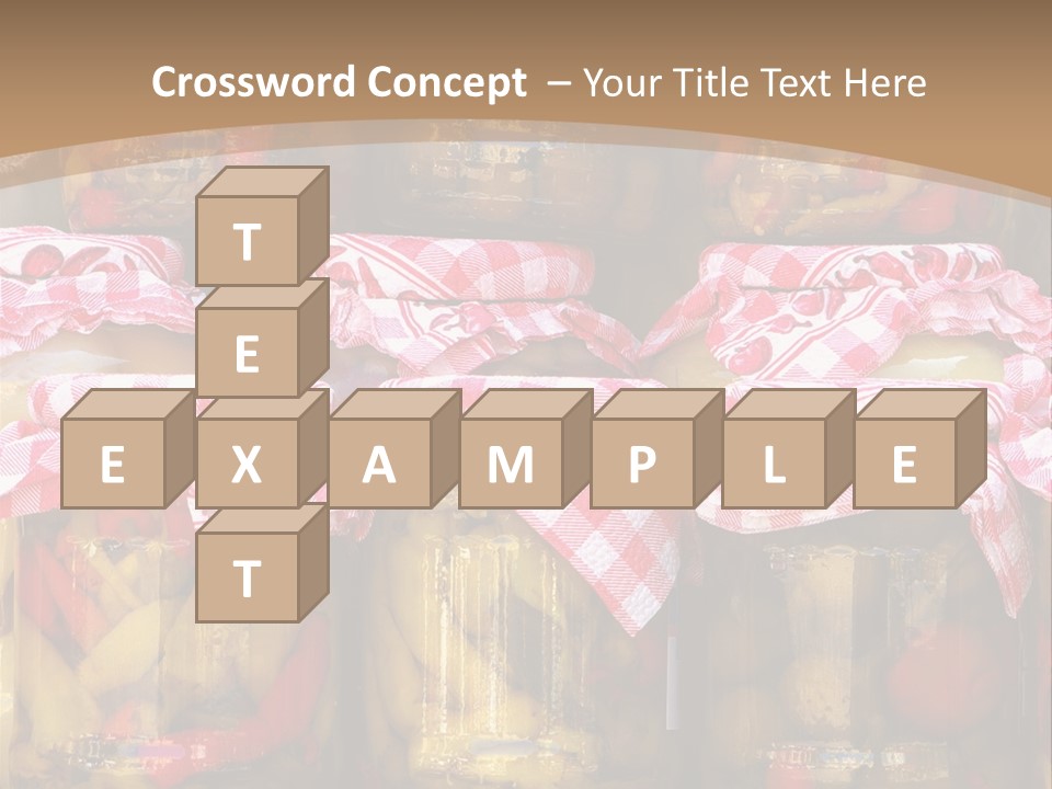 Jar Cooking Spice PowerPoint Template