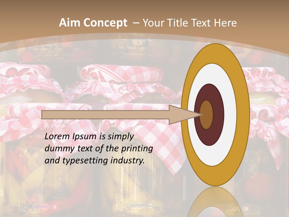 Jar Cooking Spice PowerPoint Template