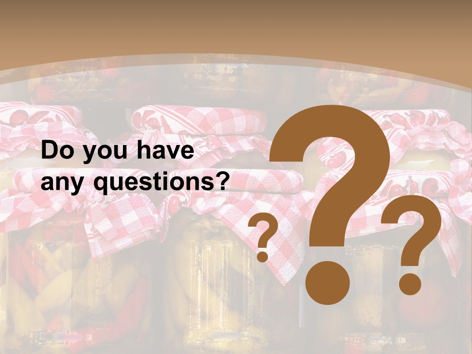 Jar Cooking Spice PowerPoint Template