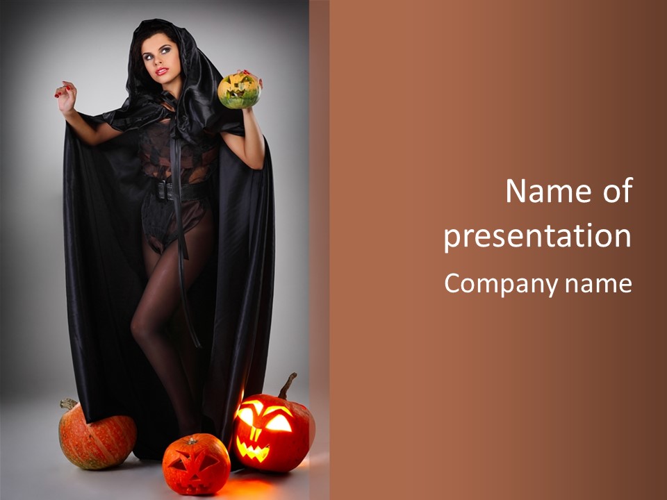 Riddle Mouth Festival PowerPoint Template