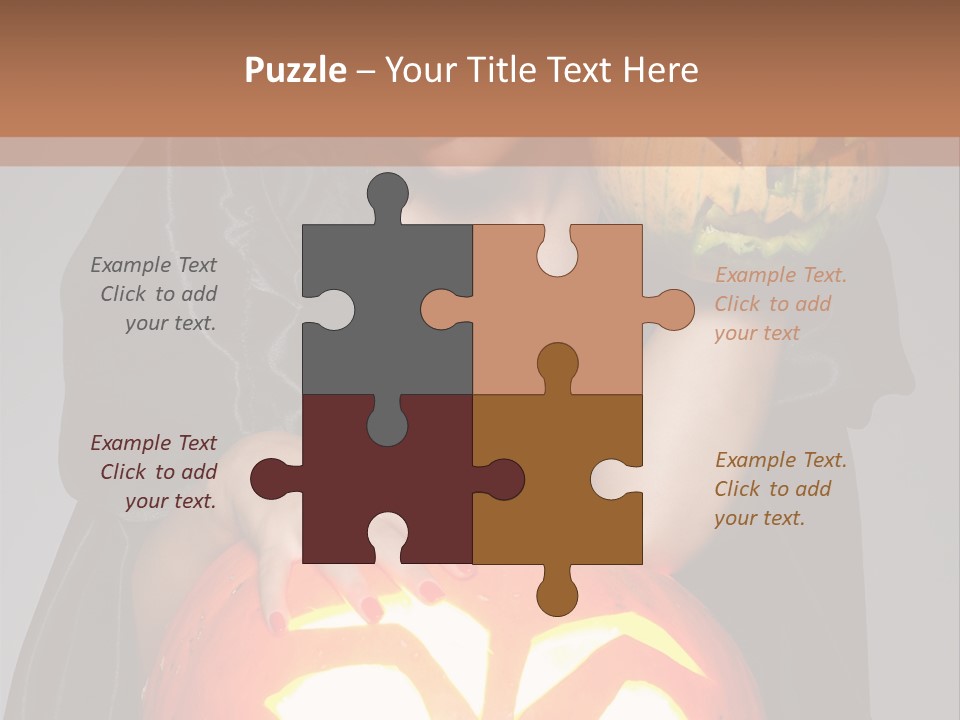 To Cut Out Celebration Hair PowerPoint Template