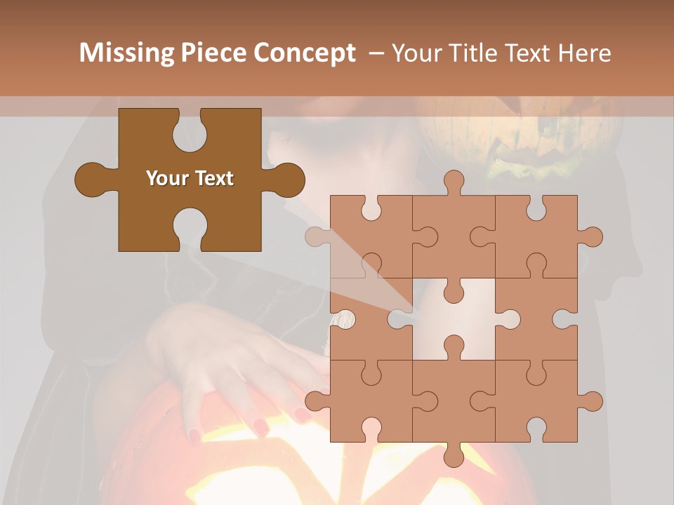 To Cut Out Celebration Hair PowerPoint Template