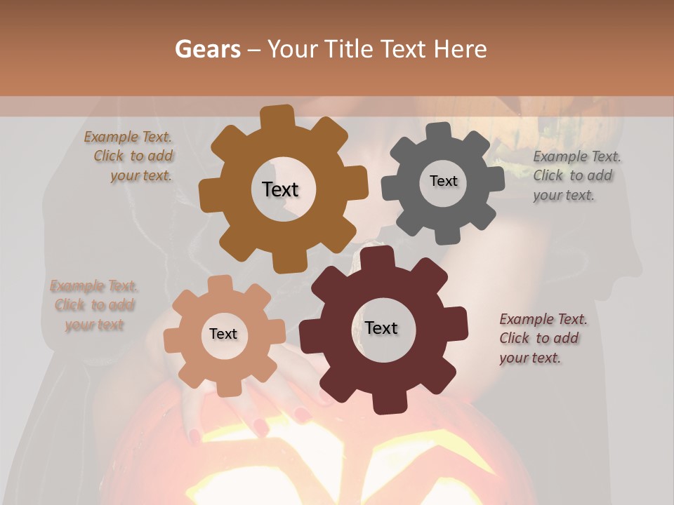 To Cut Out Celebration Hair PowerPoint Template