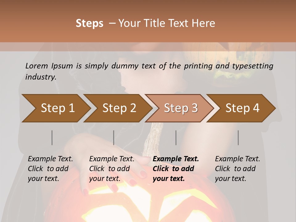 To Cut Out Celebration Hair PowerPoint Template