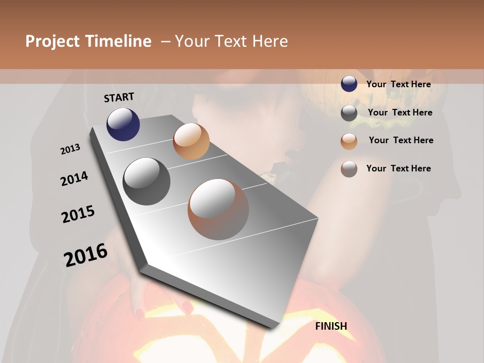 To Cut Out Celebration Hair PowerPoint Template