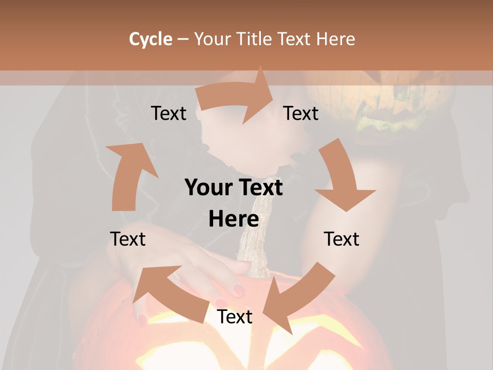 To Cut Out Celebration Hair PowerPoint Template