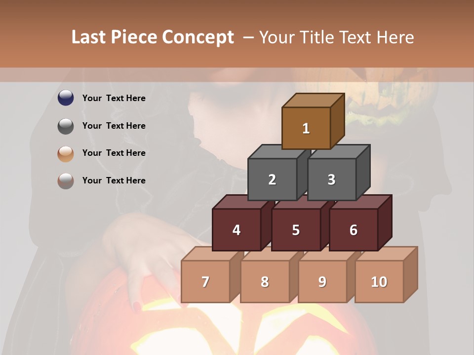 To Cut Out Celebration Hair PowerPoint Template