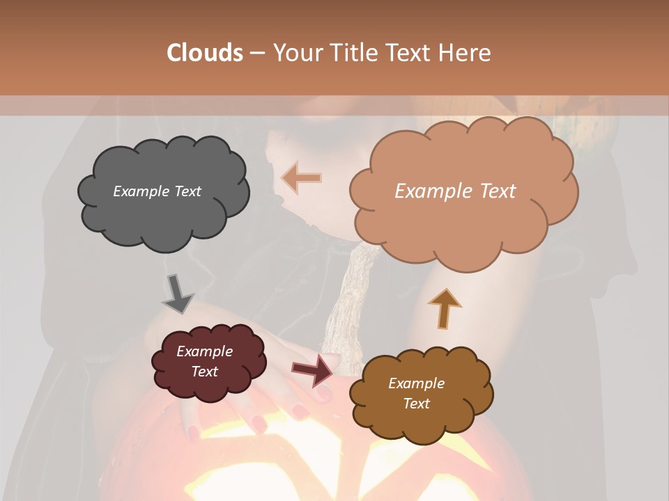 To Cut Out Celebration Hair PowerPoint Template