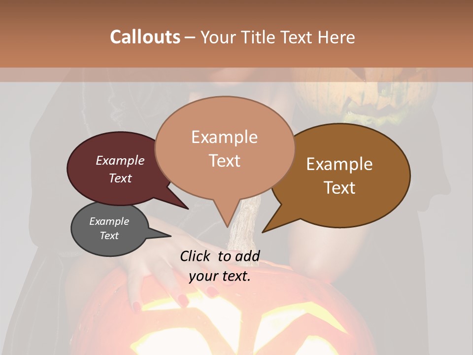 To Cut Out Celebration Hair PowerPoint Template