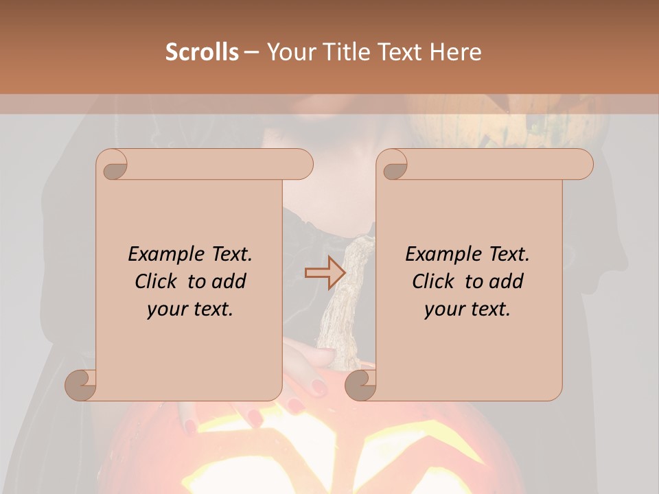 To Cut Out Celebration Hair PowerPoint Template