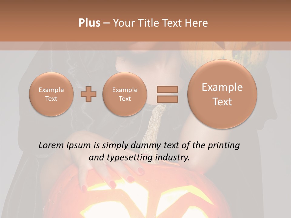 To Cut Out Celebration Hair PowerPoint Template
