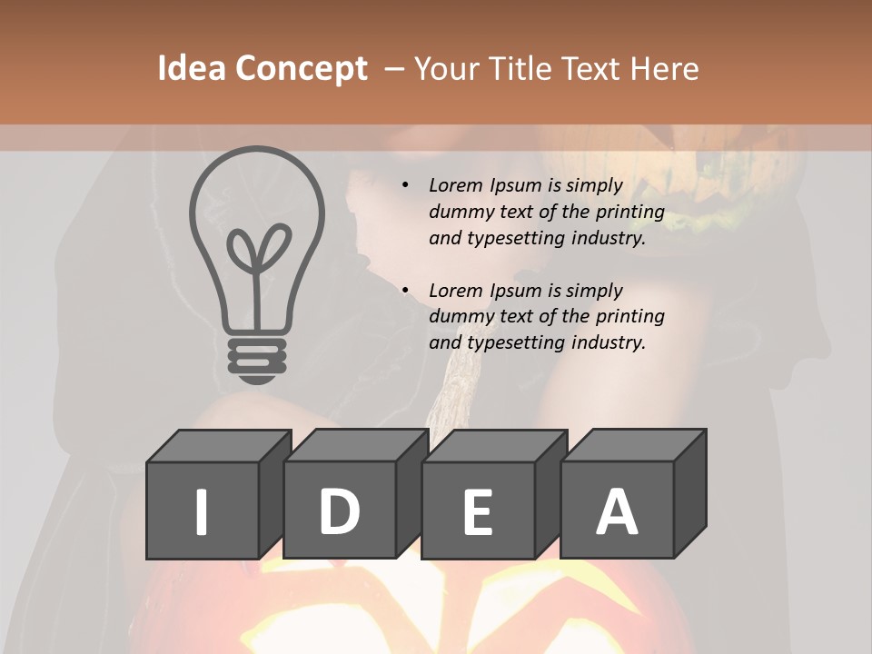 To Cut Out Celebration Hair PowerPoint Template