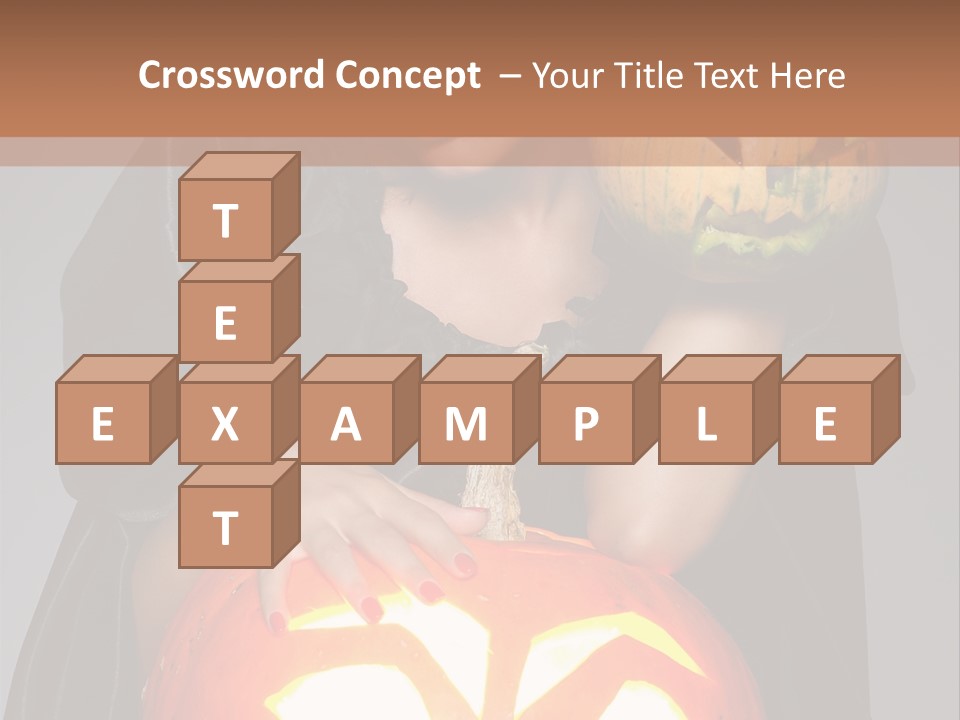 To Cut Out Celebration Hair PowerPoint Template