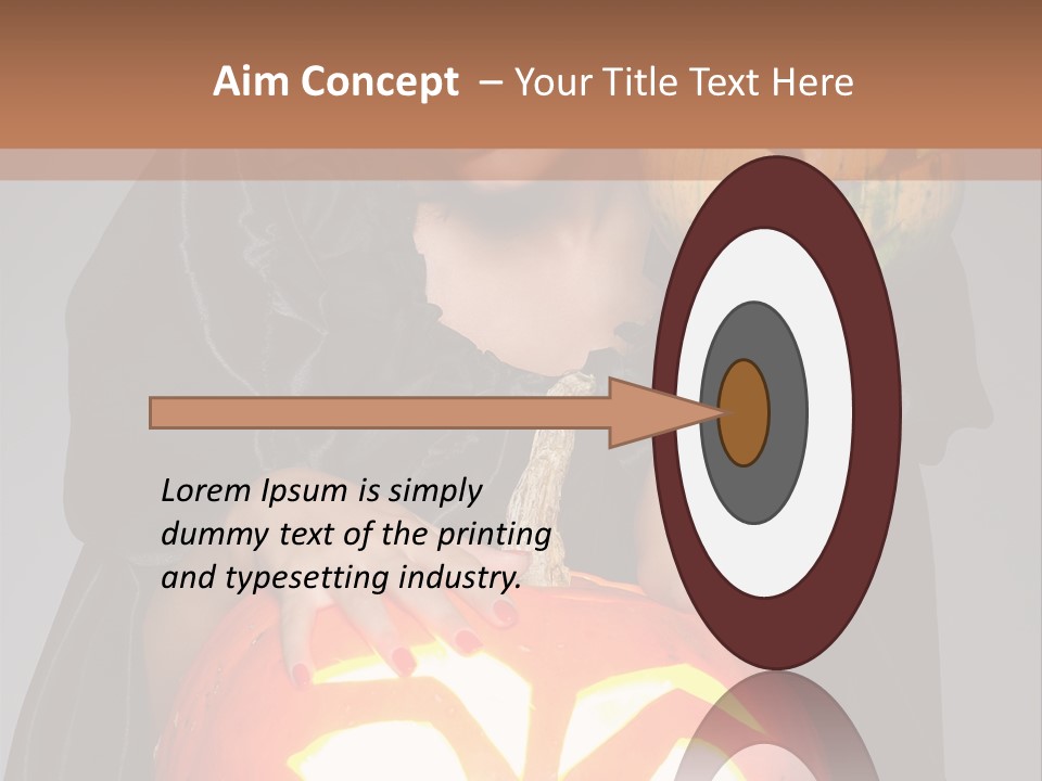 To Cut Out Celebration Hair PowerPoint Template