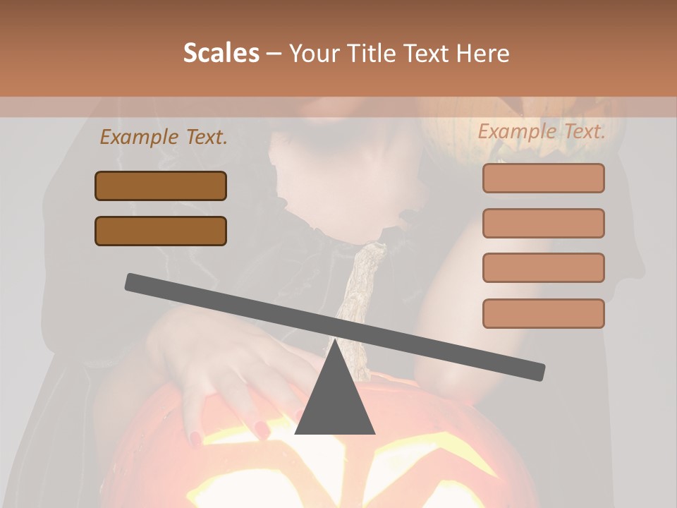 To Cut Out Celebration Hair PowerPoint Template