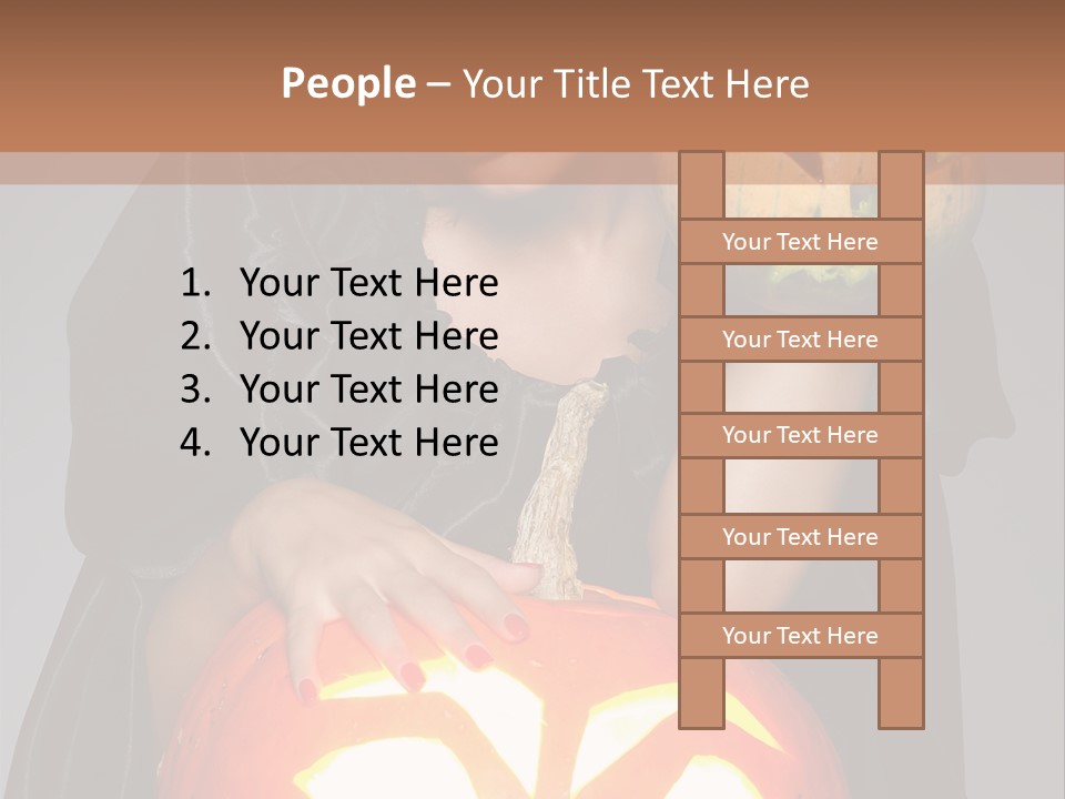 To Cut Out Celebration Hair PowerPoint Template