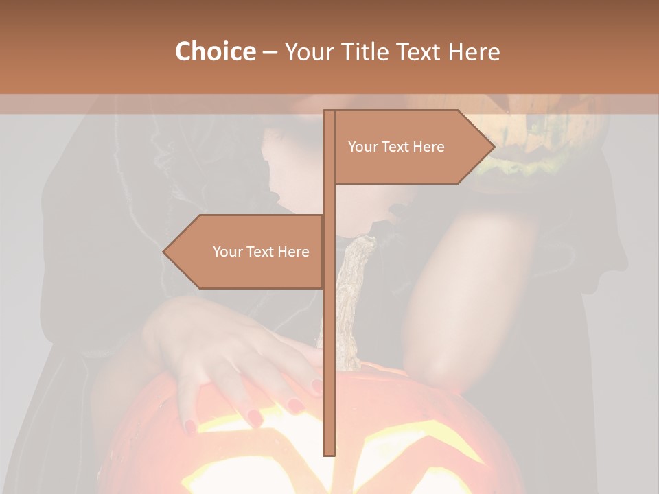 To Cut Out Celebration Hair PowerPoint Template