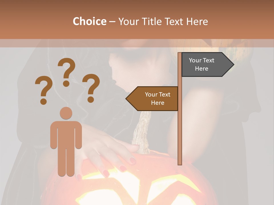 To Cut Out Celebration Hair PowerPoint Template