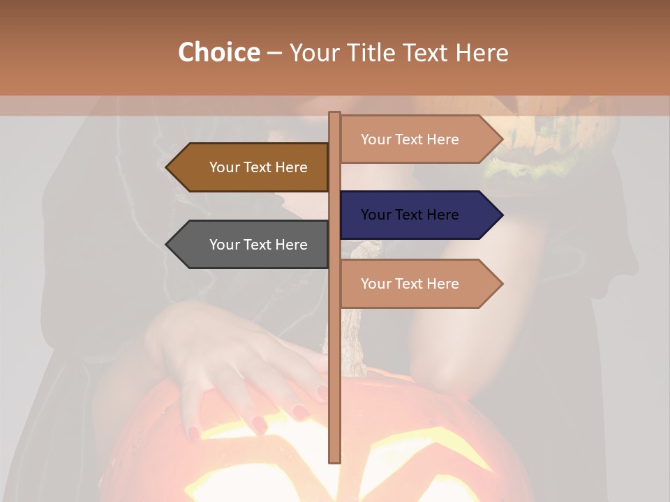 To Cut Out Celebration Hair PowerPoint Template