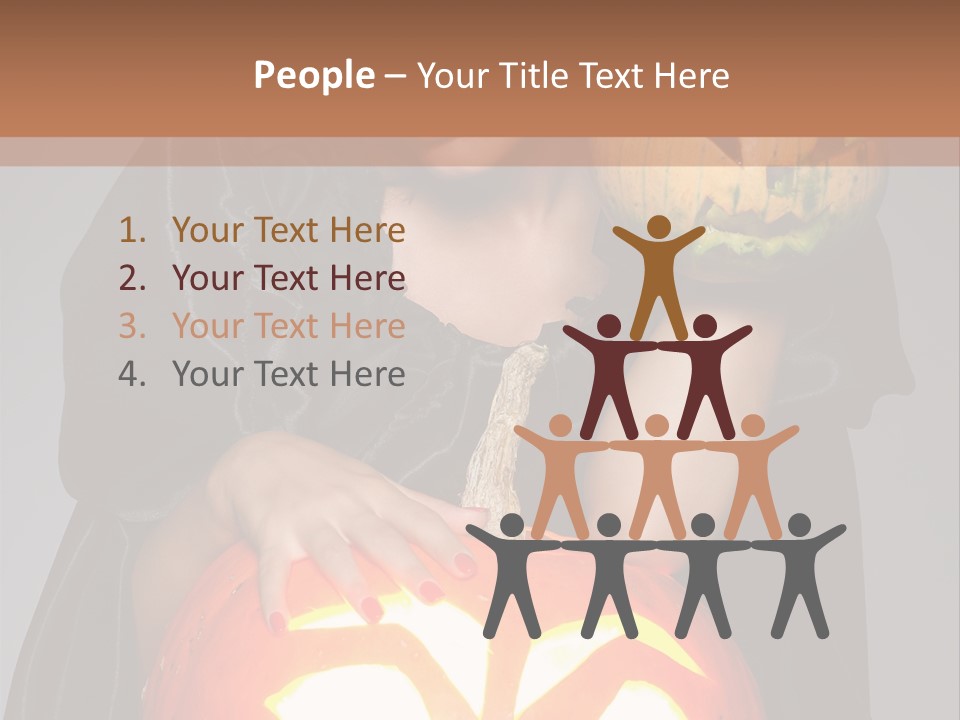 To Cut Out Celebration Hair PowerPoint Template