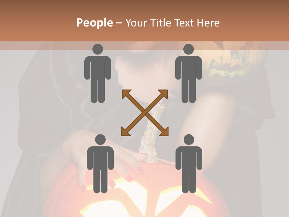 To Cut Out Celebration Hair PowerPoint Template